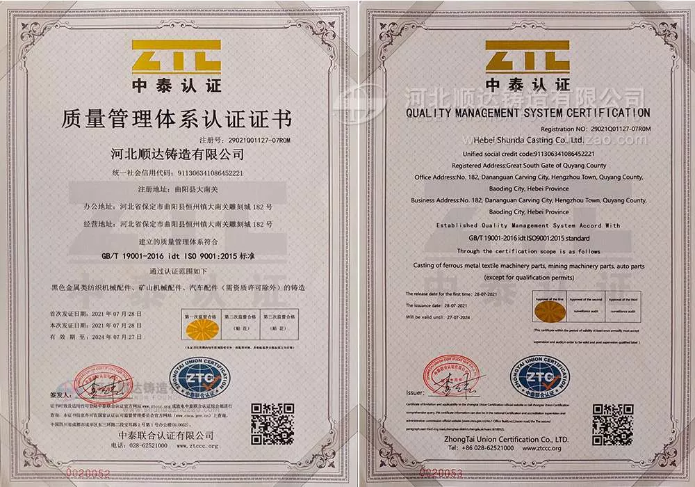 ISO9000质量管理体系认证